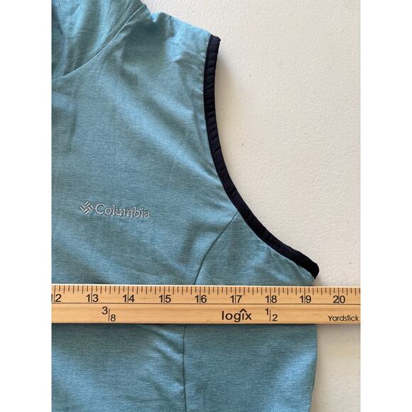 Columbia Sweater Vest Women's Small Reversible Full Zip Hooded Fleece Jacket - Picture 4 of 9
